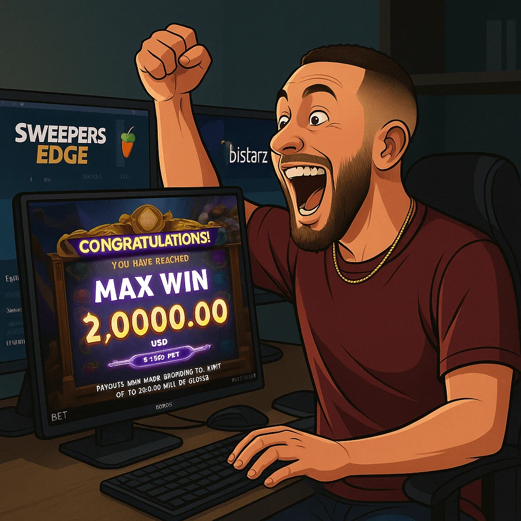 Bitstarz Casino Review Player hitting a $2000 max win after reading our Bitstarz casino review